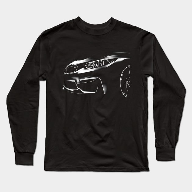 BMW M4 Long Sleeve T-Shirt by hottehue